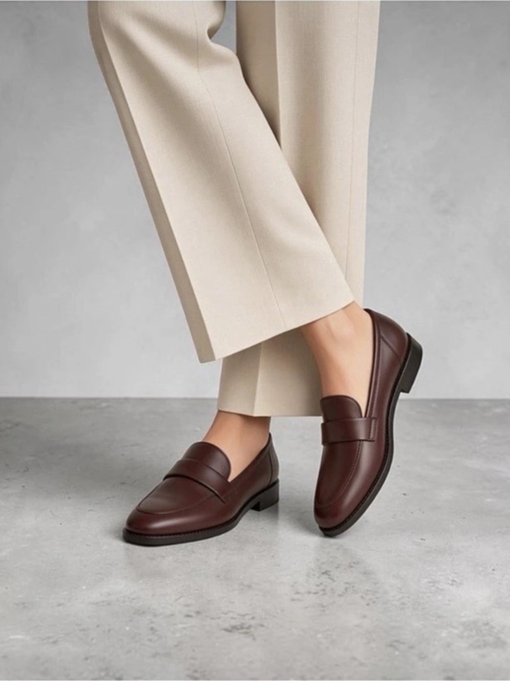 Margaux The Marlowe Loafer Burgundy